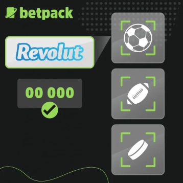 Elige una casa de apuestas y deposita con Revolut