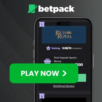 Image displaying a mobile screen showing recommended Betpack sites for World Cup 2026 group stage betting.