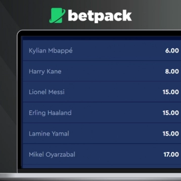 Mobile screen showing WC26 Golden Ball odds.