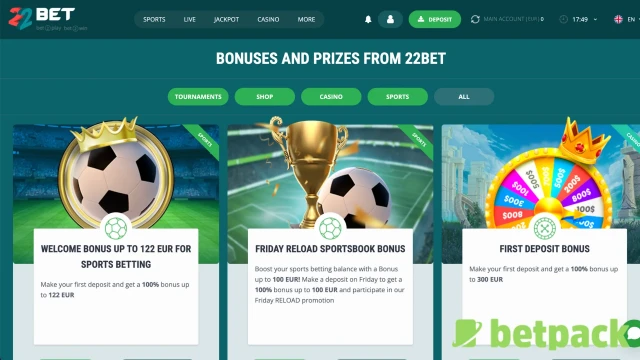 22Bet Bonus