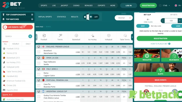 22Bet Sports