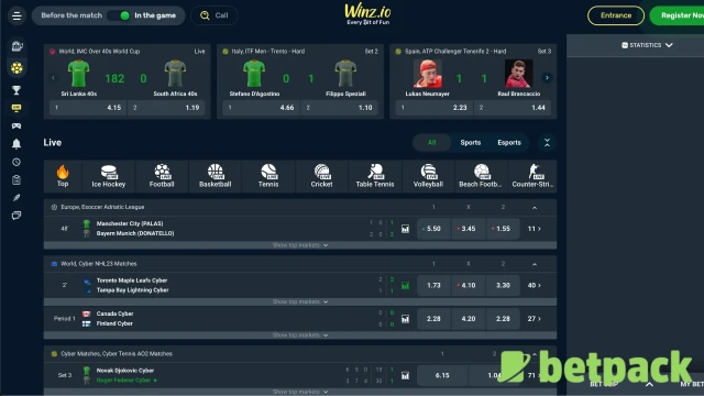 Winz.io Sports