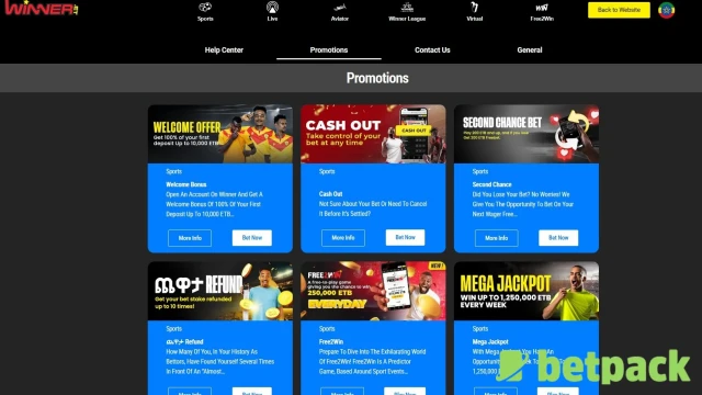 Winner Bonus Offers