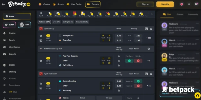 Betswap Esports