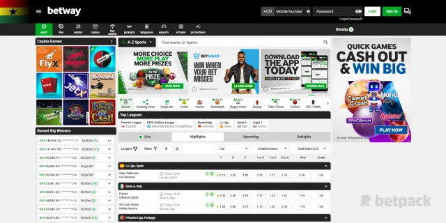 Betway Ghana Sports