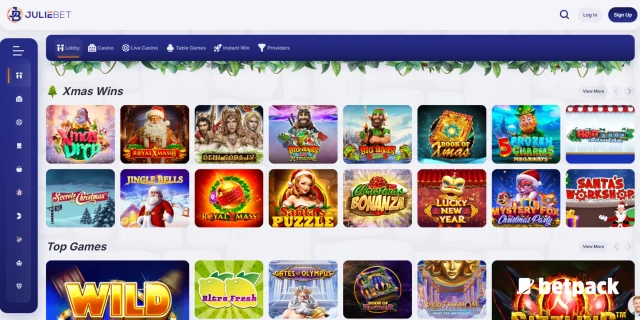JulieBet Casino Payment Methods