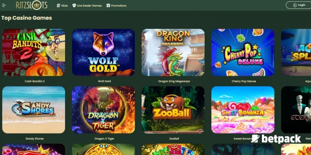 Ritz Slots Payment Methods