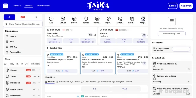 Taikaspins Sports