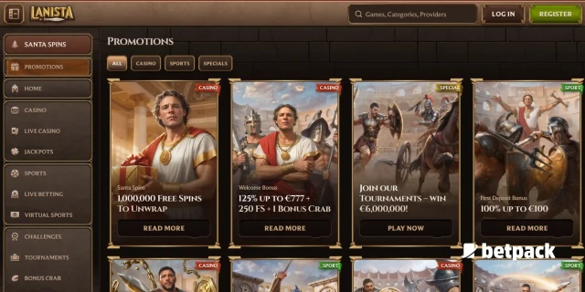 Lanista Promotions Overview