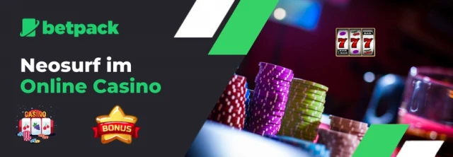 Online Casino Neosurf Zahlungen