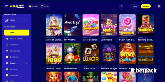 Vegas Nova Slots Overview