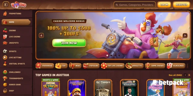 Roostino Casino Overview