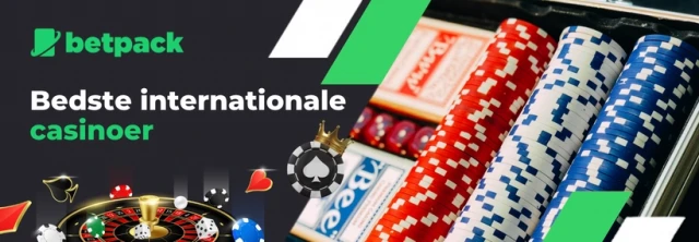 Banner for udenlandske casinoer med fantastiske spil og lukrative bonusser.