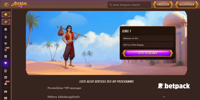 Überblick über das Alawin Casino VIP-Programm