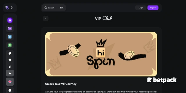 HiSpin Casino VIP Club Overview