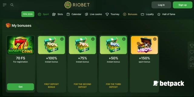 Riobet Casino Bonus Overview