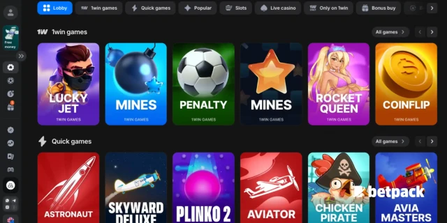 1Win Casino Overview