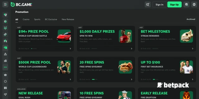 BC.Game Casino Bonus Overview