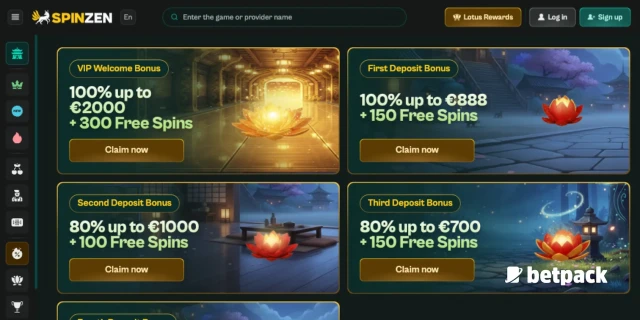 Spinzen Casino Bonus Overview