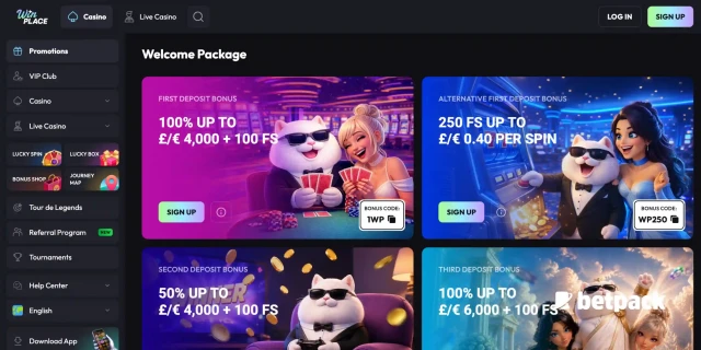 Winplace Casino Bonus Overview