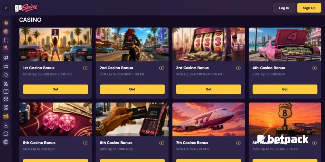 GTSpins Casino Bonus Overview