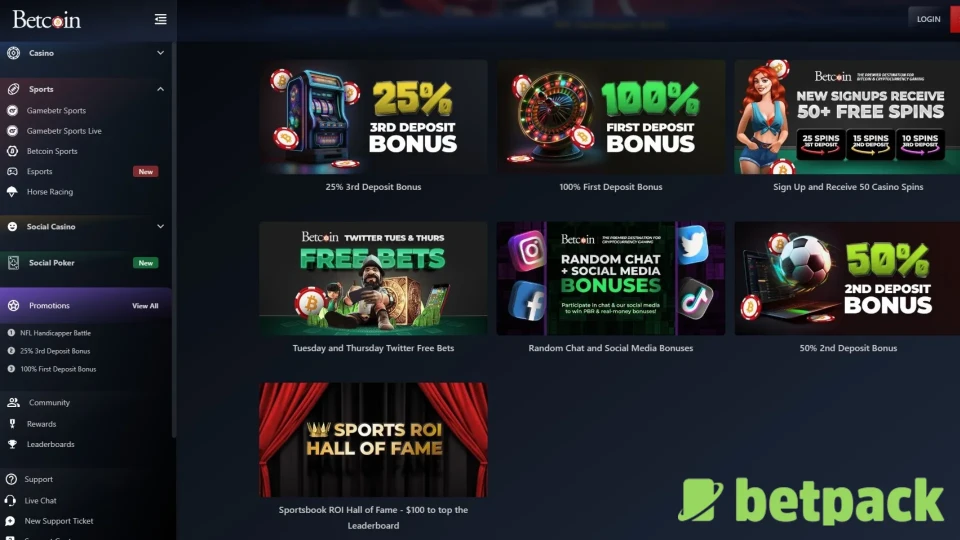 Betcoin Bonus Offers