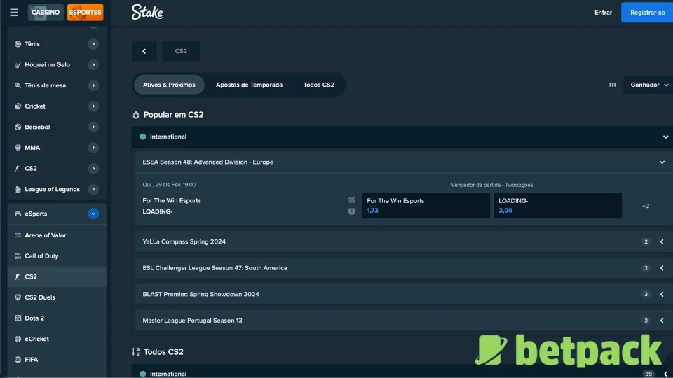 Ofertas Bônus da Stake.com