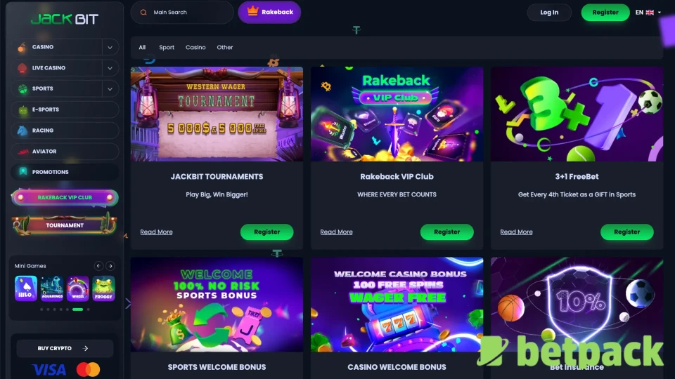 Jackbit Bonus Offers