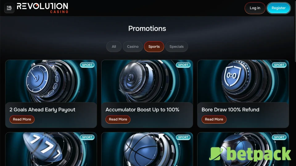 Revolution Bonus Offers