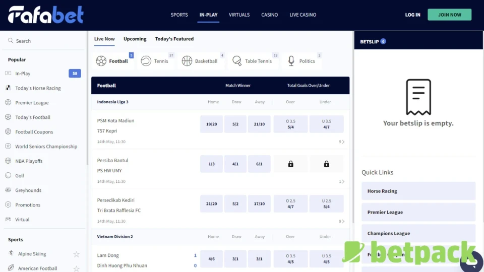 Fafabet Live Streaming