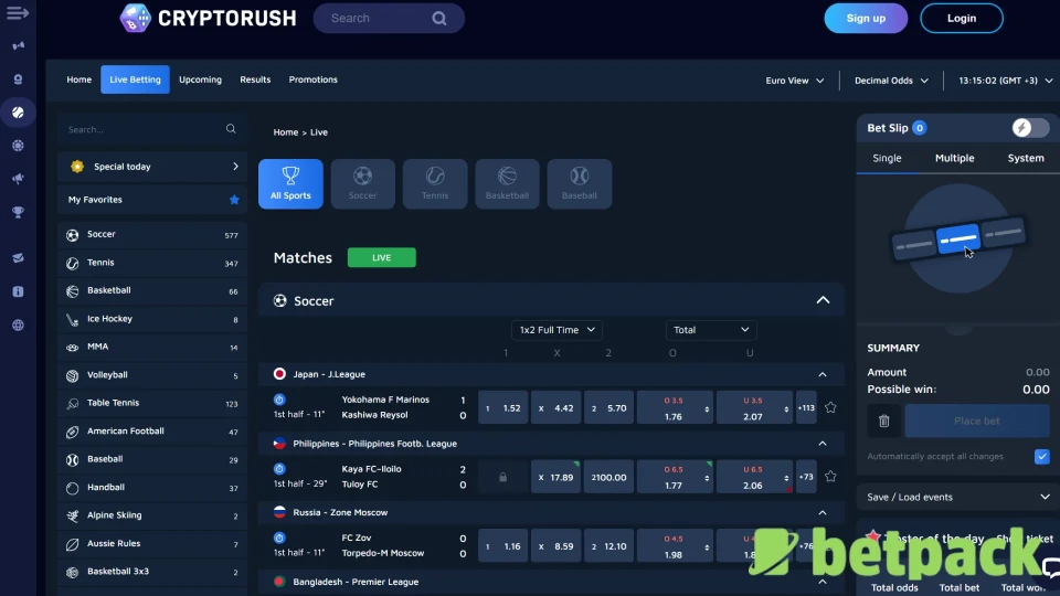 Cryptorush Sports