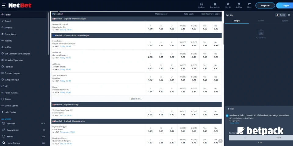 In-Play Betting & Live Betting