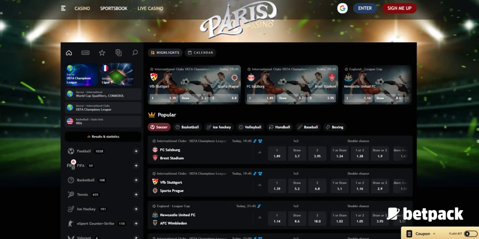 Paris Casino Bonus Offers