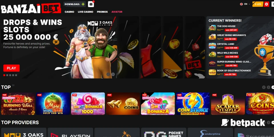 Banzai Bet Design & UX