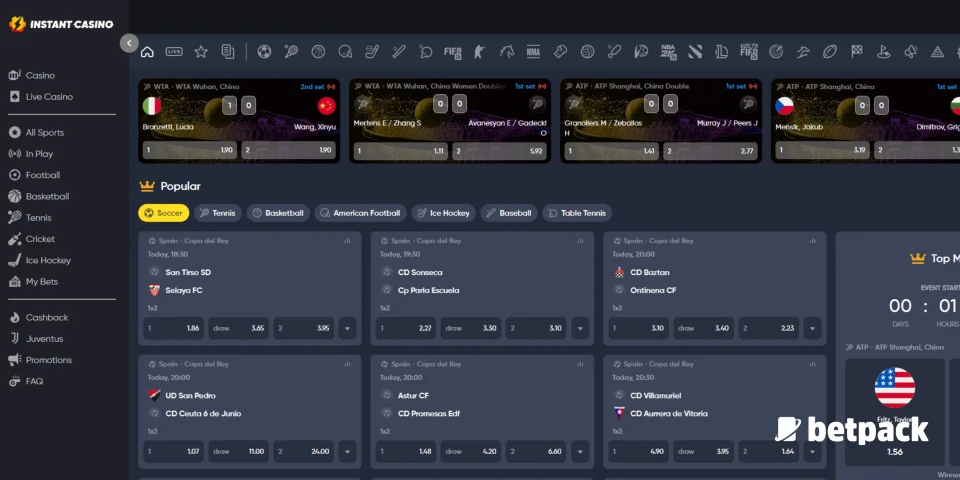 Instant Casino Payment Methods