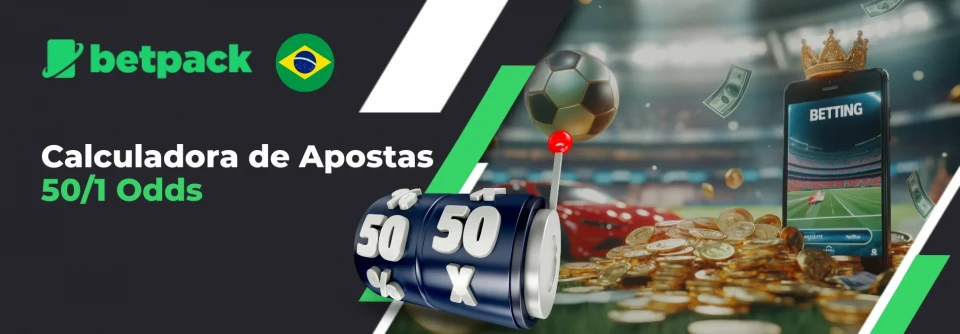 Calculadora de Apostas 50/1 Odds