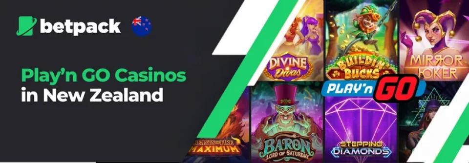 Play'n GO Casinos in New Zealand