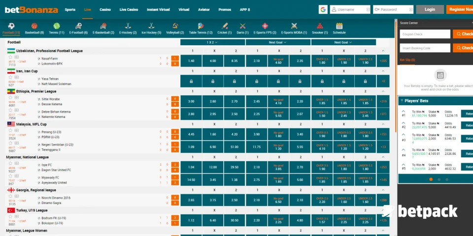 BetBonanza Payment Methods