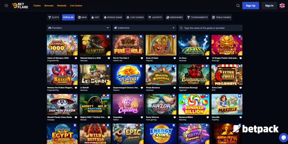 Betflare Payment Methods