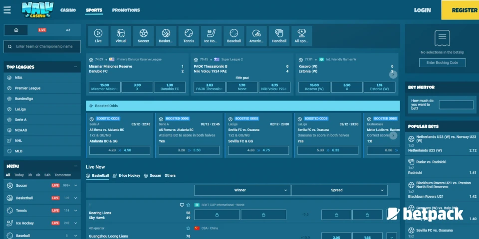 Nalu Casino Payment Methods