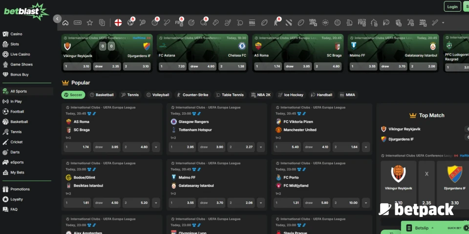BetBlast Payment Methods