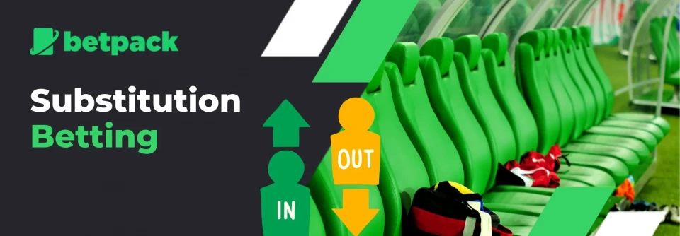 Soccer benches and arrow pointing up and down between two figures labeled 