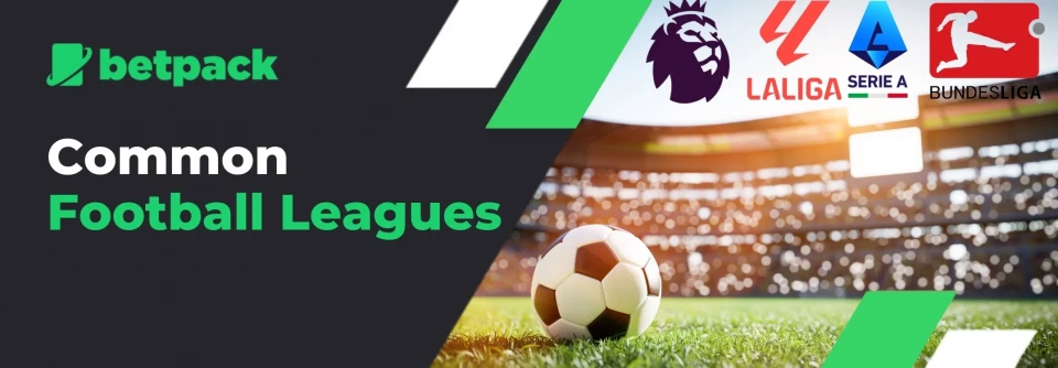 Most Common Football Leagues Offered by Sportsbooks