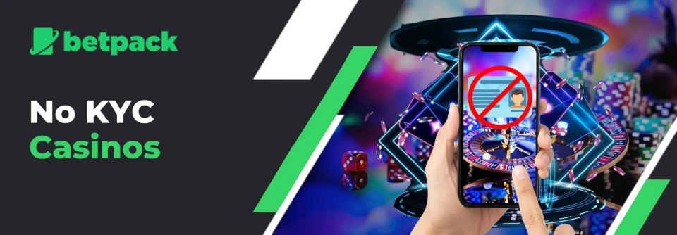 no kyc casino sites: dice, cell phone, hands and poker chips
