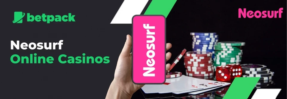 Neosurf casinos: neosurf logo with poker chips