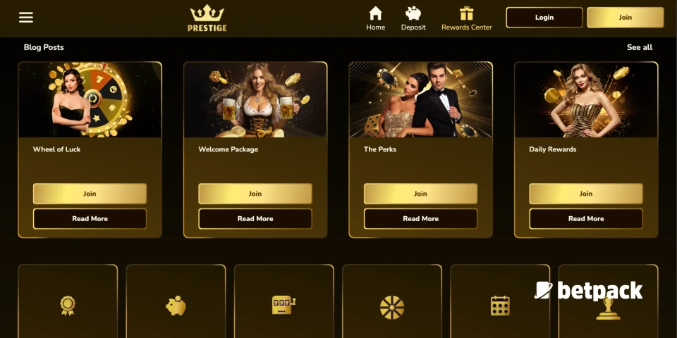 Prestige Casino Bonus Rewards Overview