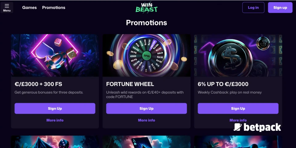 Winbeast Casino Bonus Offer Overview