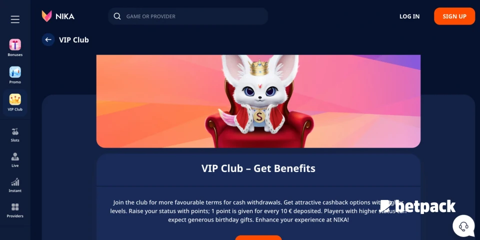 Nika VIP Club Overview