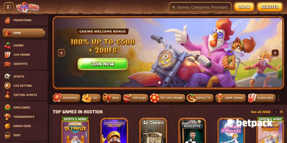 Roostino Casino Overview