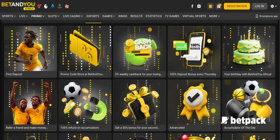 Betandyou Africa Bonus Overview